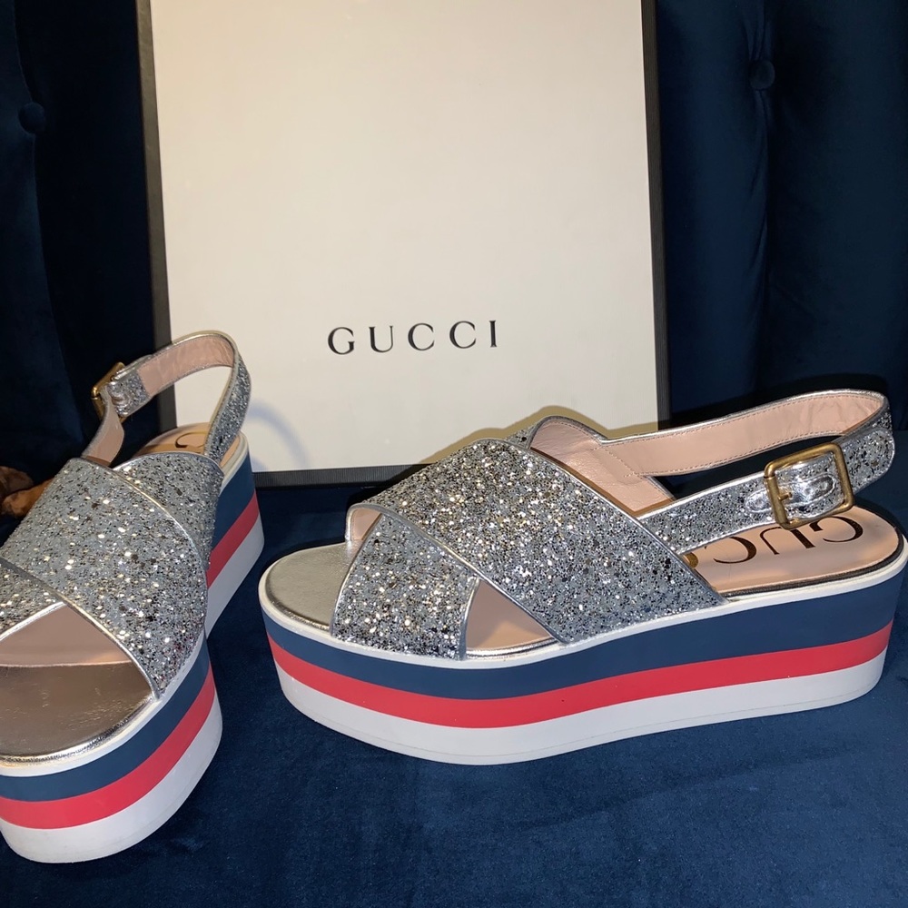 GUCCI SPARKLE FLATFORMS